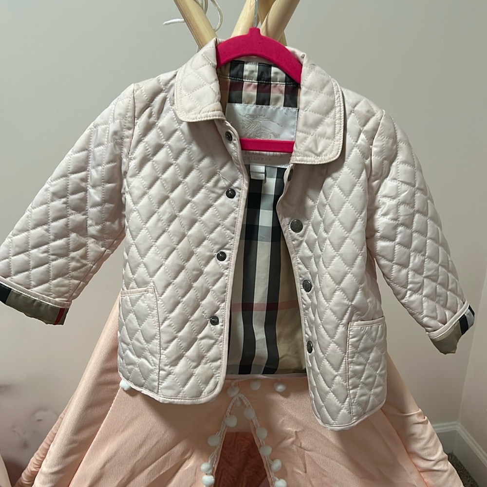 ⚡️FLASH SALE ⚡️Toddler Burberry Quilted Coat